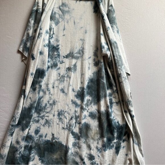 DAUB Kimono Sleeve Bamboo Cotton Robe Tie-Dye Cardigan Sz One Size - Picture 5 of 11